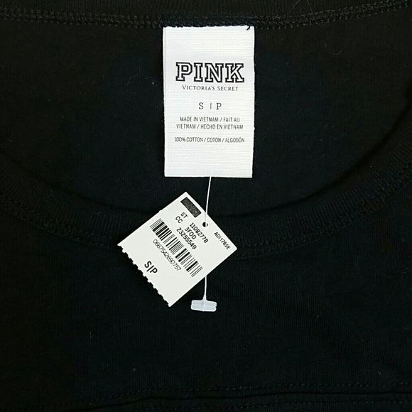 Pink Victoria's Secret Bling Shirt NWT - Picture 3 of 7